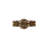 Utopia Alley Riga Cabinet Ring Pull Knob - Decorative Cabinet Drop Pull Knobs for Cabinets and Drawers - Vintage Cabinet Hardware with Hand Finished Antique Brass - Metal Drawer Pull Knobs 1.58"
