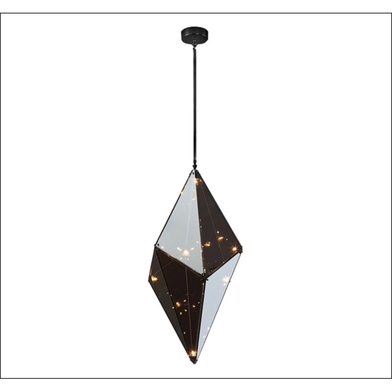 7 - Light Black Geometric Pendant