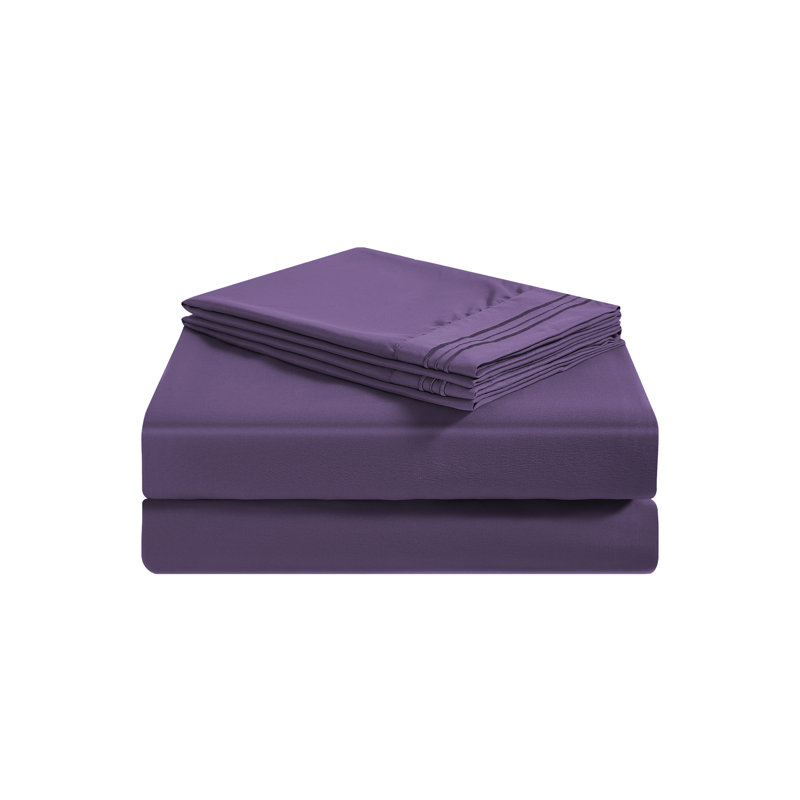 Premium Rayon from Bamboo Sheet Set Deep Pockets, Cooling, Ultra Soft and Breathable, Gray