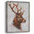 Stag Study II Framed Print - Solid Wood-1249675638
