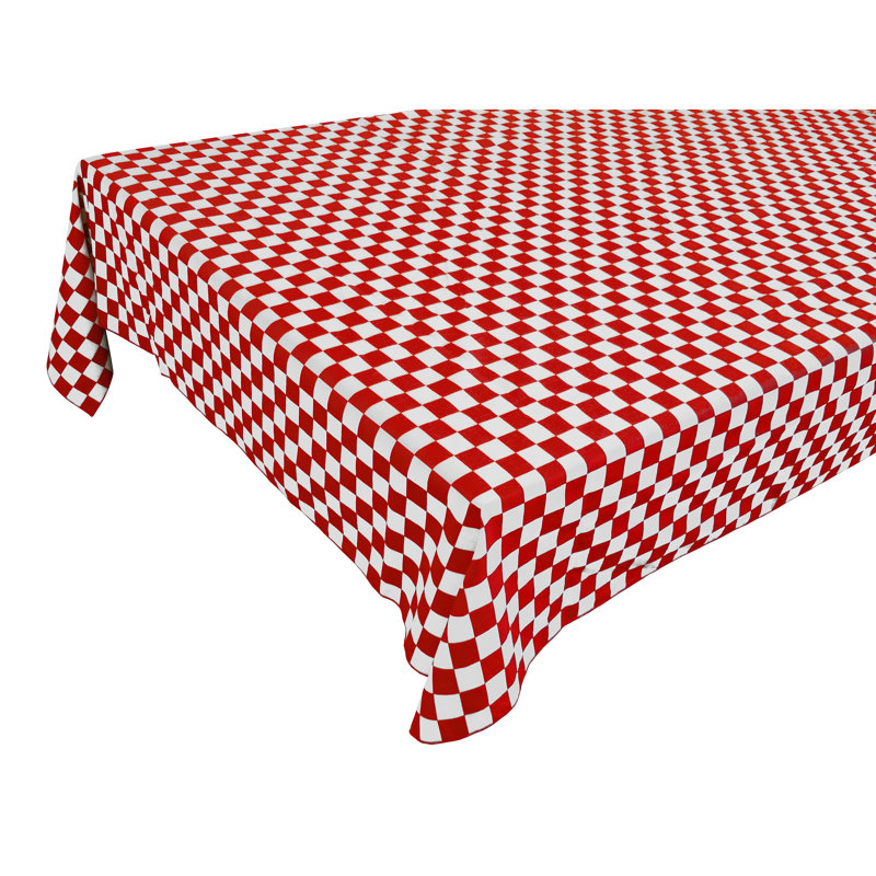 Nappes à carreaux, Rouge / Blanc, L 60 po x P 48 po