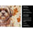 Liver Shih Tzu Heirloom Fall Kitchen Towel-1218231405