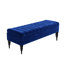 Sierra Striped Ottoman Storage Bench , Upholstered Naples Shoes Bench with Turned Wooden Legs-130119708-130119709