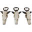 Ensemble de 3 crânes de vache rustiques