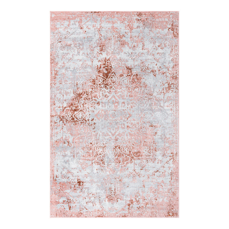 Massie Floral Indoor Rug, Rectangle 5'3" x 8'
