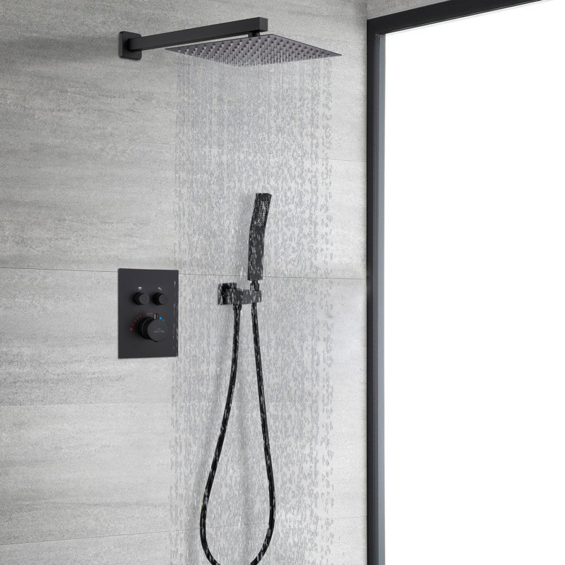 Système de douche complet avec valve brute