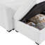 Fauteuil rembourré classique pour salon Chesterfield