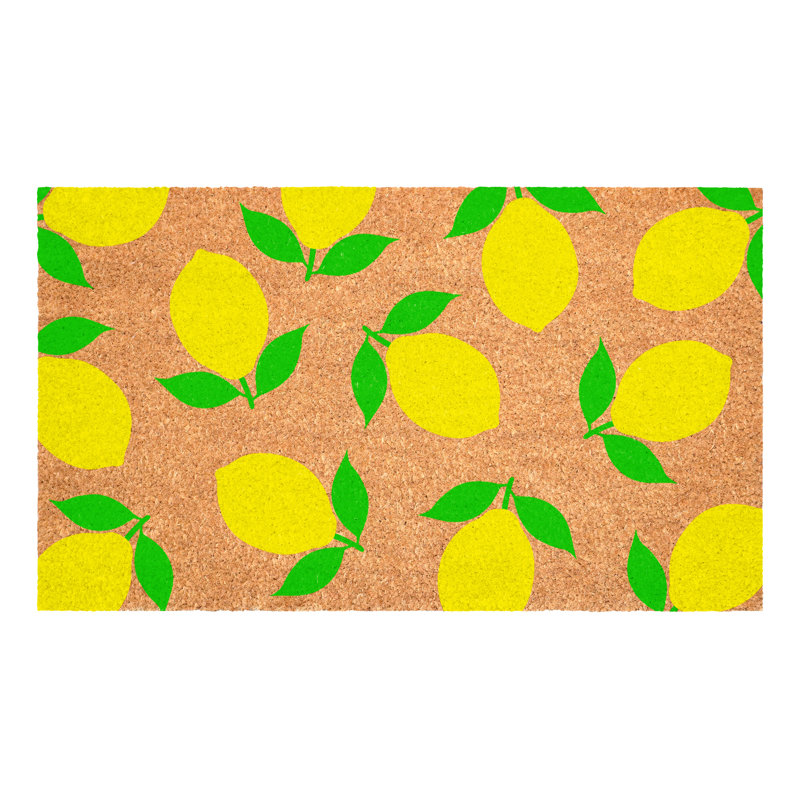 Paillasson citron 17 po x 29 po