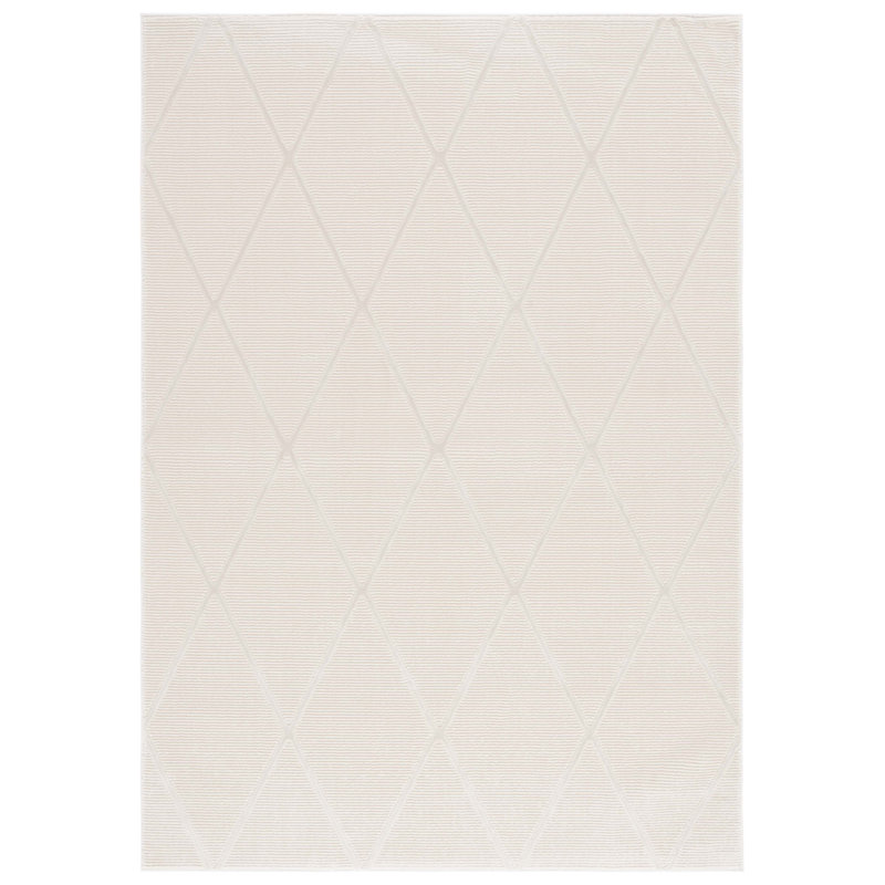 Revive Solid Color Area Rug In Ivory, Rectangle 122 x 183 cm