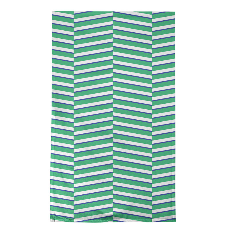 Jaya Tea Towel Kitchen Towel, Light Green/White, Poly Twill