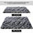  Fluffy Fuzzy Shag Area Tie-dye black Indoor Carpet for Living Room Bedroom Bedside Office Hotel-1685928404