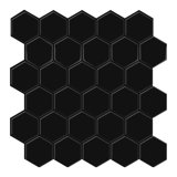 12" X 12" PVC Peel & Stick Thicker Hexagon Tile