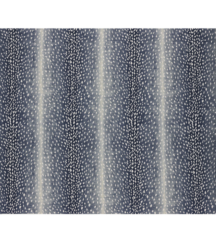 Wiley Animal Print Fabric, Navy
