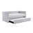 1Pc Daybed With Trundle Corduroy Fabric Upholstery Modern Luxury Home Furniture Durable Comfortable-195583676