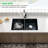 32'' L Double Bowl Quartz Kitchen Sink