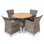 Savannah Outdoor 5 - Piece Dining Set with Cushions