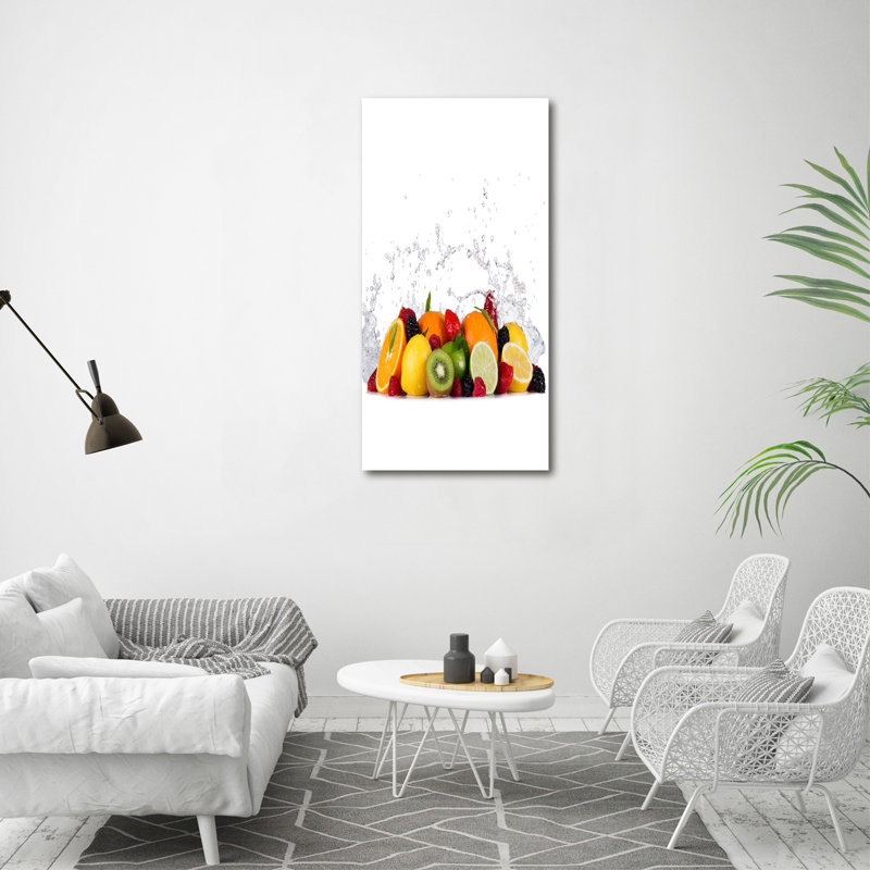 Fruits - Wrapped Canvas Print, 120cm H x 60cm W