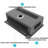 Gunmetal Black Drop-In Waterfall Kitchen Sink 33*22 Inch 16 Gauge Stainless Steel With Pull-Out Faucet, Cup Washer & Cutting Board