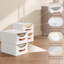 Tiroirs de rangement empilables en tissu de 25 cm (9,8 pouces), ensemble de 4 bacs de rangement coulissants pour placard-800885598