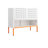 Avi Shoe Storage Cabinet with Adjustable Shelves & Open Compartment-1327082795