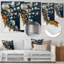 Bloom «Reality Marble Flowers I» - Décoration murale moderne en métal, impression moderne sur métal-872948131