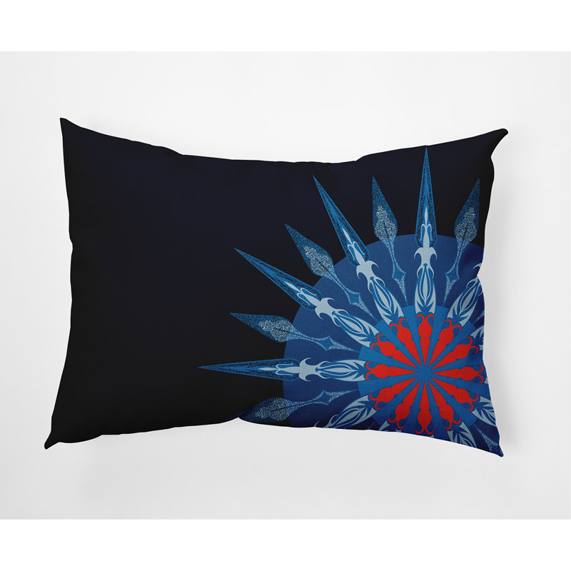  Housse et insert de coussin rectangulaire d'extérieur Sailor Delight, Bleu marine