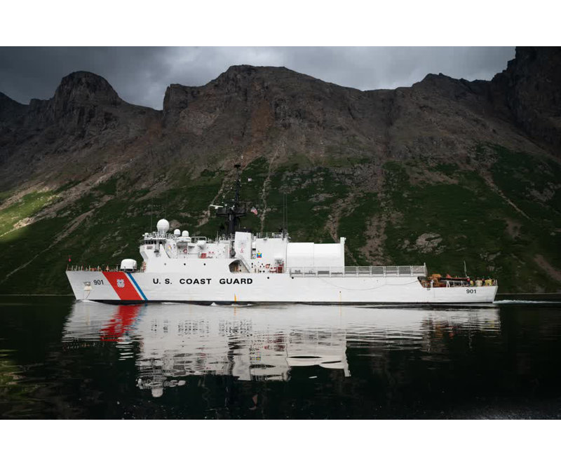 Modèle de navire USCG Bear, H 10 po x l 30 po x P 5 po