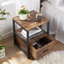 Table de chevet 1 tiroir en fer Kempst-2059601546