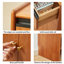 Rangement pour chaussures en bois de cerisier
