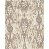 Heritage Ikat Area Rug in Ivory