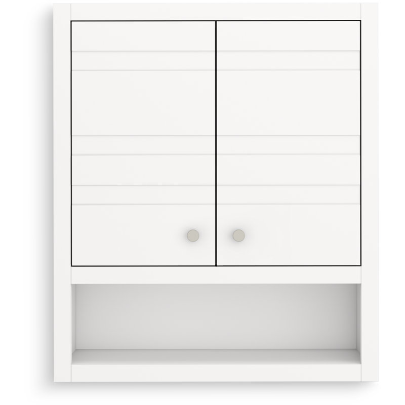 Helst 28-In X 24-In Wall Cabinet, White