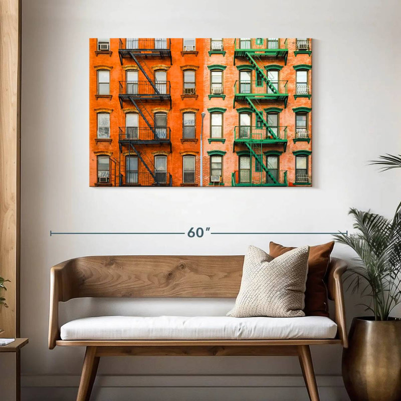 Lilie NYC Fire Escapes, H 30 po x l 45 po