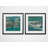 'Azure' 2 Piece Framed Print Set-27610052