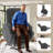 Ergonomic Recliner Massage Chair – Adjustable Reclining Sofa with 8 Massage Points, Widened Armrests, and Thickened Backrest for Ultimate Comfort,with Two Cup Holders-1536590571