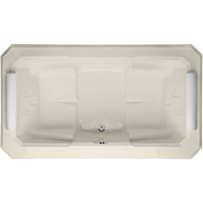 Mystique 78'' x 44'' Soaking Acrylic Bathtub
