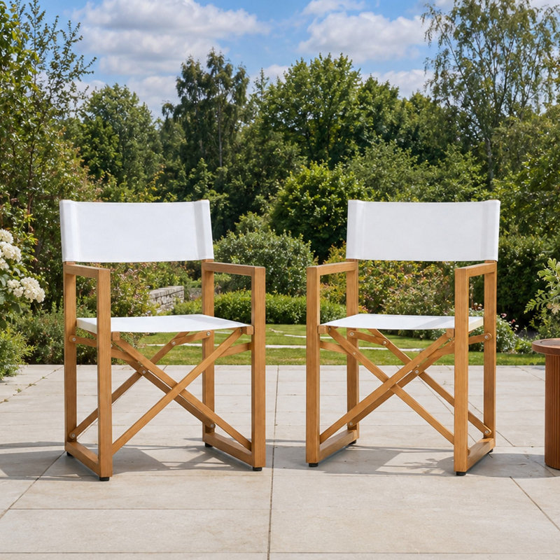 Ensemble de 2 chaises pliantes Linnea