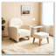 Chaise de loisir rembourrée avec repose-pieds-72487822