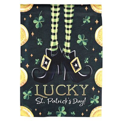 Flag Lucky St Patricks Day 13x18