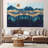 Abstract Mountains Peel & Stick Border-93867416