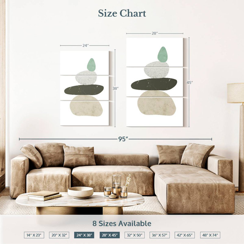 Avery Pebbles III, 38" H x 24" W