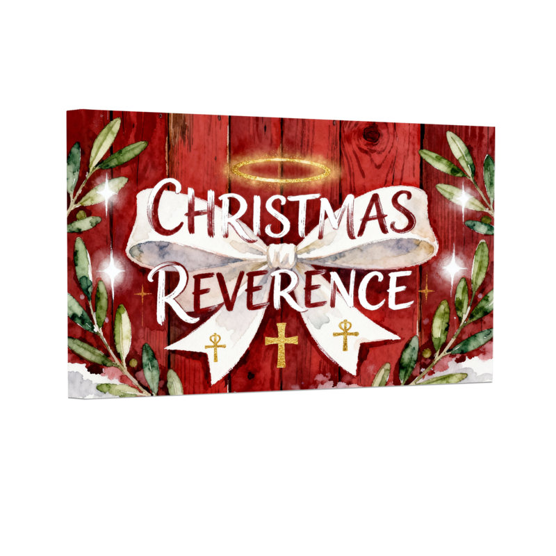 Noël et révérence de Noël, H 16 po x l 24 po