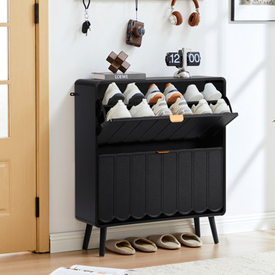 16 Pair Shoe Storage Cabinet