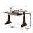 62.99"Modern Solid Wood Cherry Electric Height-Adjustable Desk