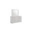 Commode à 6 tiroirs en bois blanc de style moderne Blanca