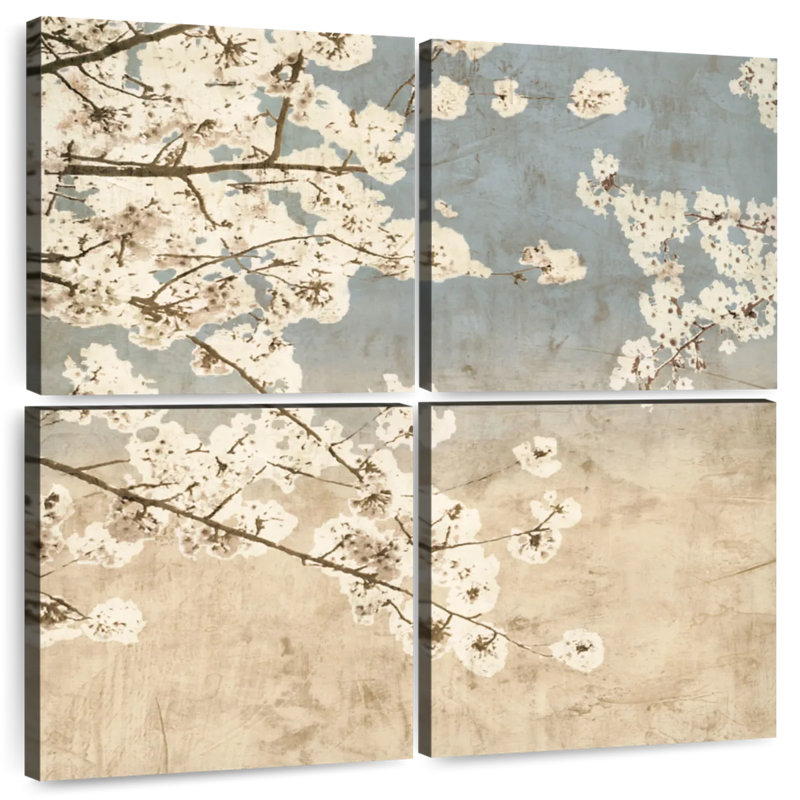 Fleurs de cerisier Harnek Spring II, H 32 po x l 32 po