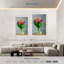 Harnek tulipes dans un vase en verre-108546323