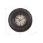 Horloge murale, horloge murale ronde 20 po, brun antique, transitionnel