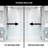 Arden 34" W x 78" H Frameless Fixed Shower Screen with 3/8" Glass-103250989