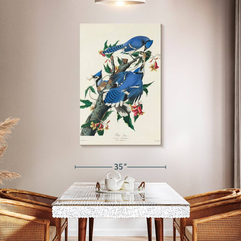 Brampt Blue Jay, 48" H x 32" W