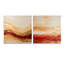 Newhart - Ensemble de 2 peintures murales abstraites en acrylique-1414127721